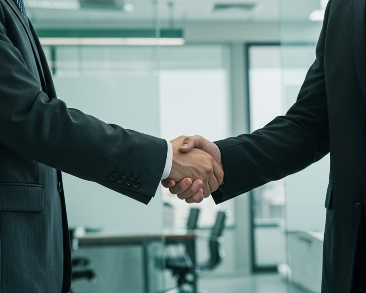 Professional handshake